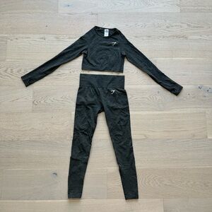 Two piece Gym Shark Workout Outfit